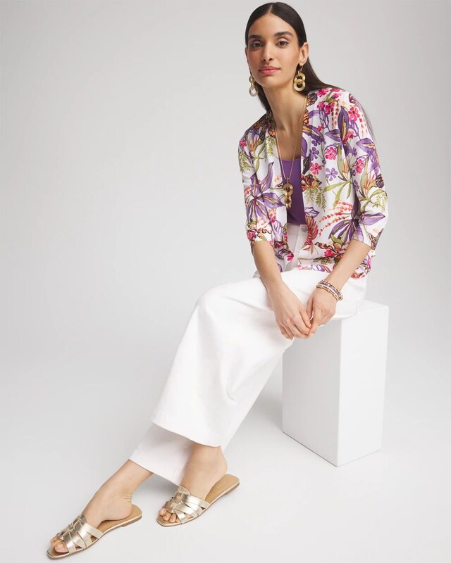 Summer Romance Tropical Cardigan - image 2